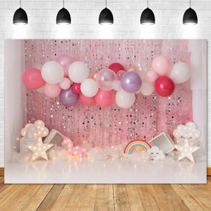 Fondo Fotográfico para Cumpleaños, Primer Baby Shower, Pastel, <span class=keywords><strong>Foto</strong></span> de Bebé Recién Nacido, Diseño Interior Rosa, <span class=keywords><strong>Estudio</strong></span> Fotográfico - Product Image 6