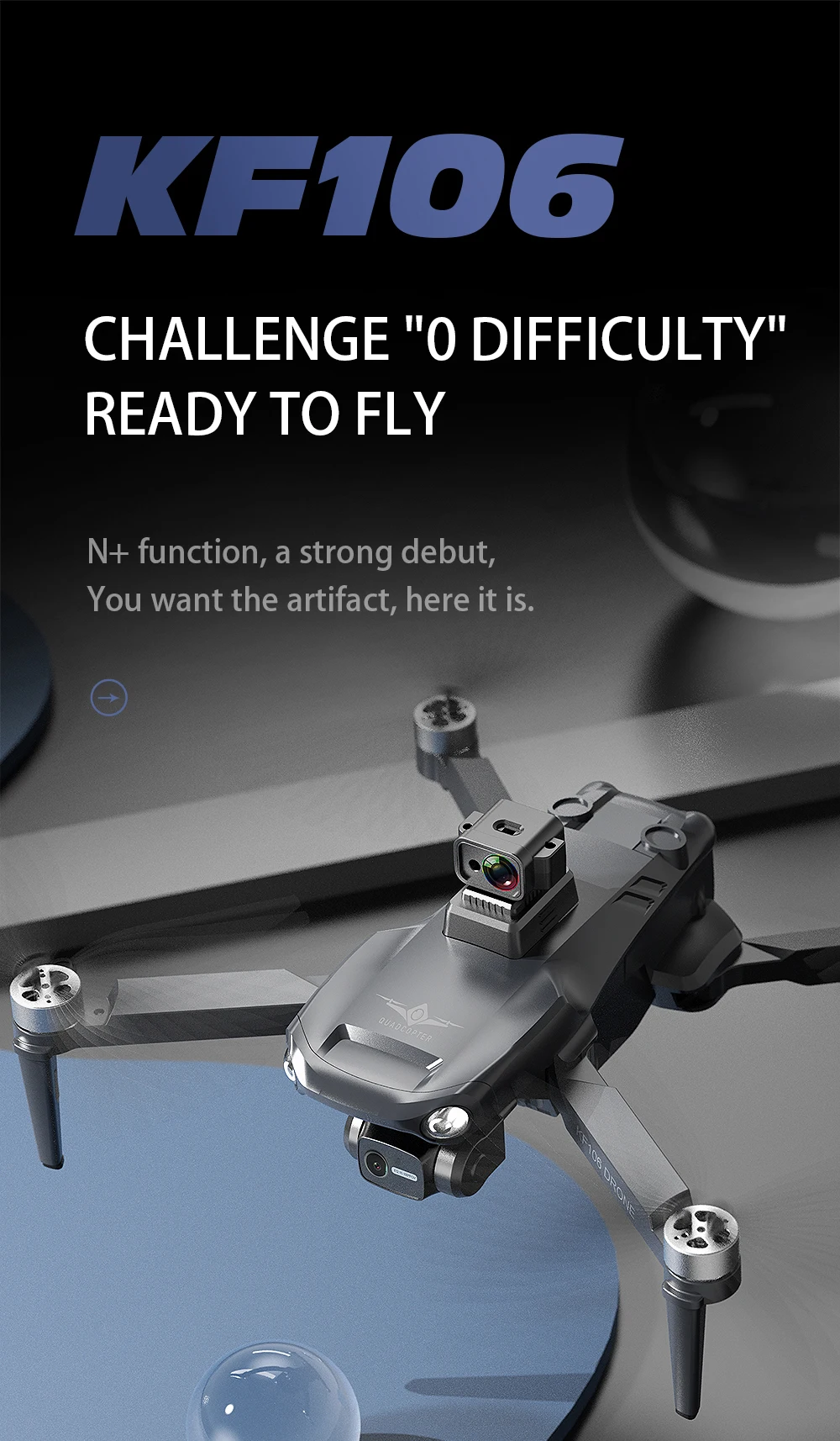 KFPLAN KF106 Drone, KF1O6 CHALLENGE "0 DIFFICULTY" REA