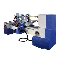 Tour à bois CNC automatique APEX AP1516 à grande vitesse, double axe, pour la fabrication de bâtons de baseball, avec moteur pas à pas et système de contrôle Cypcut, facile à utiliser