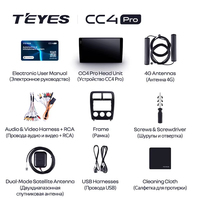 TEYES-Autoradio CC4 PRO pour Dodge Caliber PM 2009 - 2013 CarPlay Android Auto 2DIN, autoradio multimédia stéréo