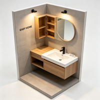 Salle de bain préfabriquée en conteneur de 20 pieds avec toilettes et douche