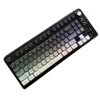 Clavier sans fil G85 triple mode pour PS2, rechargeable, 85 touches, rétroéclairage RGB, portable, pour bureau, jeux et e-sport