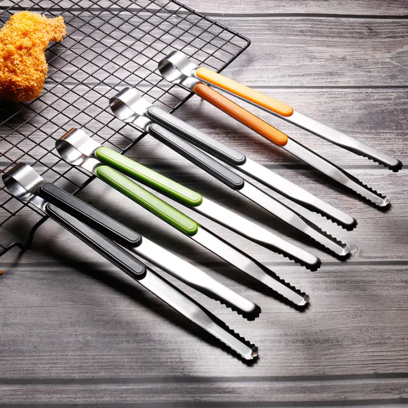 BBQ Tool Kitchen Food Tongs Metal Clip Stainless Steel Clamp Stainless Steel Food Barbecue Tools Barbecue Clips