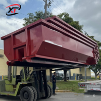 Collecteur de déchets XINTUO Roll-off 7,5 kW certifié CE ISO, capacité et dimensions personnalisables, équipement de recyclage environnemental