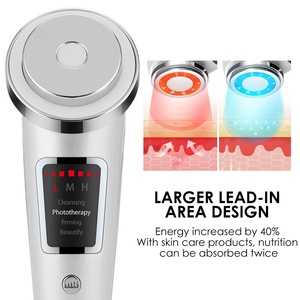 Appareil de beauté portable pour le visage, solution pour le soin du visage, appareil de thérapie pour éliminer les rides, rajeunissement de la peau, masseur - Product Image 5