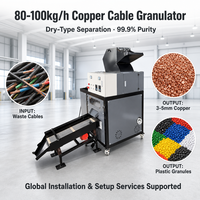 Kupferdraht-Granulator für Kabelrecycling 220V/230V/380V Kupferrecycling-Maschine Kupferkabel-Zerkleinerer Luftseparator