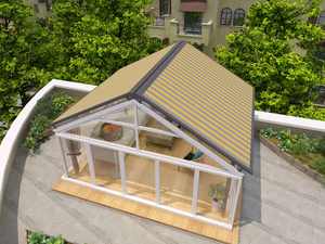 Toldo eléctrico parasol <span class=keywords><strong>para</strong></span> exteriores personalizado, toldo <span class=keywords><strong>de</strong></span> Techo Retráctil motorizado, toldo montado en techo retráctil - Product Image 4