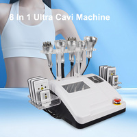 Appareil professionnel 8-en-1 pour la perte de poids, 80k 40k R1f, Cavitation et Aspiration, Raffermissement cutané, Drainage lymphatique