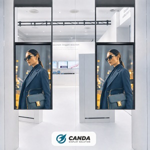 Affichage numérique mural 4K Android 55 pouces à haute luminosité (Nits) orienté vers la fenêtre pour centres commerciaux et vitrines CD231F3Z-001 - Product Image 4