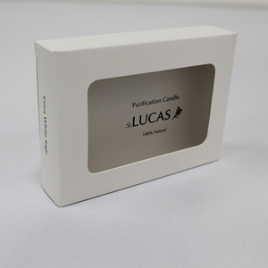 Caja de Regalo de <span class=keywords><strong>Papel</strong></span> con <span class=keywords><strong>Ventanas</strong></span> de PVC, Diseño de Impresión Personalizada <span class=keywords><strong>para</strong></span> Envases de Cosméticos 100% Naturales - Product Image 3