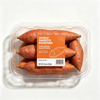 Étiquettes personnalisées OEM Haoxuan pour emballages de patates douces, autocollants imprimés imperméables pour l'affichage de marques de légumes frais
