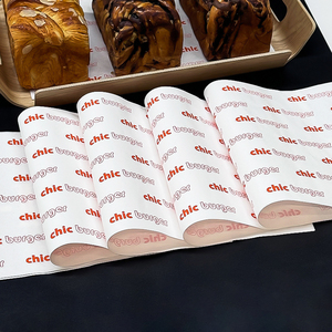 Tùy chỉnh sinh thái thân thiện có thể tái chế phân hủy sinh học dùng một lần không thấm nước không thấm mỡ PE gói giấy thực phẩm Burger bánh sandwich bánh mì - Product Image 6