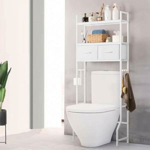 Bathroom <b>Storage</b> Rack Space Saving Hotel Toilet Vietnam - Product Image 6