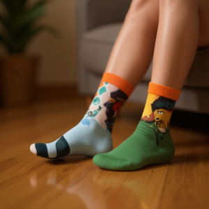 Calcetines de Moda a Media Pantorrilla, Tallas 37-45, Paquete Mixto, Calcetines Unisex - Product Image 3