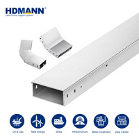 Goulotte de câblage en aluminium Hdmann certifiée IEC, légère et facile à installer, pour le routage aérien en intérieur des centres commerciaux