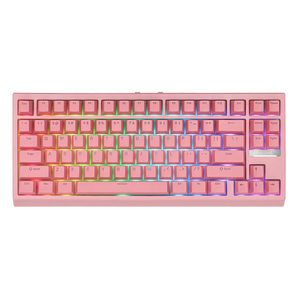 <span class=keywords><strong>Clavier</strong></span> mécanique EPOMAKER G84 triple mode, disposition 75 %, 84 touches, sans fil/Bluetooth/filaire, touches RGB PBT à échange à chaud, pour bureau/jeu - Product Image 3