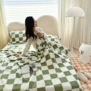 Mantas Cálidas <span class=keywords><strong>de</strong></span> Viaje para Dormir, con Diseño <span class=keywords><strong>de</strong></span> Cuadros, Suaves, Modernas, Gruesas, <span class=keywords><strong>de</strong></span> Poliéster, Cálidas, Personalizadas, Decoración <span class=keywords><strong>de</strong></span> <span class=keywords><strong>Cama</strong></span>, Mantas <span class=keywords><strong>de</strong></span> Lana para Invierno - Product Image 5