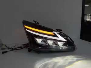 ไฟหน้า LED แบบปรับได้สำหรับ Lexus RX350 RX300 RX400 2003 2004 2005 2006 2007 2008ดีไซน์แบบสามตา - Product Image 3