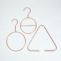 Porte-serviettes rond en métal doré Rose, livraison gratuite, cintre, écharpe carrée