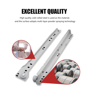 Chất Lượng Cao Phụ Kiện Nội Thất 45Mm Theo Dõi Kính Thiên Văn Con Lăn Trượt Thích Hợp Cho Tủ Bếp Cửa Ngăn Kéo Trượt - Product Image 2