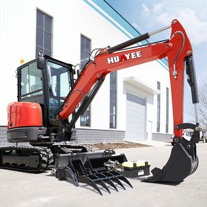 Mini pelle sur chenilles 3.5 tonnes fabricant hydraulique <span class=keywords><strong>Portable</strong></span> Mini Escavatora haute qualité Mini Bagger Digger petite pelle - Product Image 6