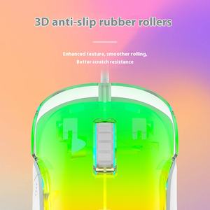 Cross-border nieuw product G702 RGB streaming coole gaming bedrade muis e-sport kwaliteit micro-<span class=keywords><strong>motion</strong></span> crystal case USB plug & play - Product Image 2