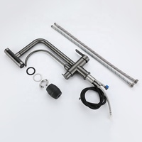 Robinet cascade multifonctionnel 4 Modes 360 Rotation eau chaude froide retirer robinet de cuisine pulvérisateur évier robinet de lavage
