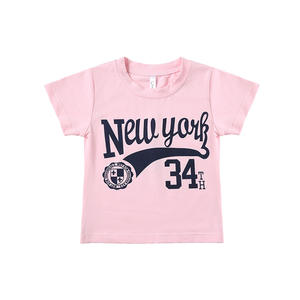 Robes décontractées pour filles à manches courtes avec alphabet coréen, ensembles de vêtements pour enfants en deux pièces - Product Image 5