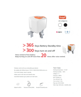 Nouvelle vanne anti-fuite d'eau électrique intelligente et automatique, détecteur de gaz sans fil, contrôle par application, compatible WiFi Android pour maison et hôtel