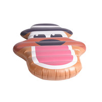 Colchón inflable personalizado de fábrica ISO9001 para perros, piscina, balsa y playa, flotador, parque acuático, diversión para niños y adultos para uso escolar