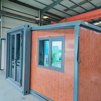 Vente en gros Chine Prix bas OEM Villa miniature de luxe unique 20ft 40ft Maison conteneur écologique extensible en panneaux sandwich