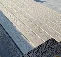 Panel de Pared Exterior de WPC Impermeable para Exteriores, Revestimiento Exterior para Jardín, Muestra Disponible