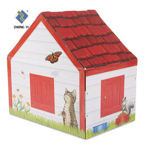 Funtress Color <span class=keywords><strong>Creatology</strong></span> Gift Educational DIY cartone ondulato carta Kraft Playhouse - Product Image 3