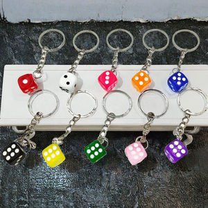 Llavero de Cubo <span class=keywords><strong>Mini</strong></span> de Lujo, Creativo, Giratorio, de Resina, para Coche, Bolso, Regalos para Niños, Juguetes - Product Image 3