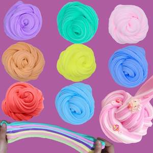 Kit de slime crème glacée, deux couleurs mélangées, colle mousse, boue de coton, jouet DIY, fournitures de colle non toxique pour enfants, filles et garçons, 70ML - Product Image 5