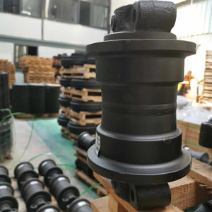 Rouleau inférieur de chenille forgé 35MnB (jaune/noir) - Product Image 2