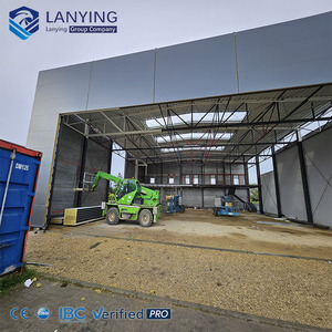 Entrepôt moderne en structure acier à construction rapide, haute résistance au vent, construction préfabriquée à <span class=keywords><strong>vendre</strong></span> - Product Image 5
