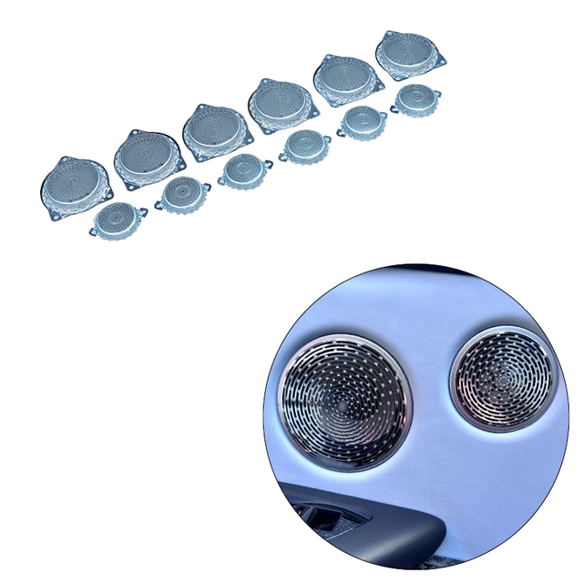 Universal Speaker Grille Covers for Rolls-Royce All Models Phantom Cullinan Ghost Wraith Dawn Interior Decor