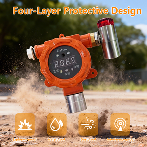 Maßgefertigter Katalytischer Verbrennungs-Gasdetektor IP66 Ex d IIC T6 Gb Edelstahl Schwefelwasserstoff ATEX Gasanalysator Festinstallierter Gasdetektor - Product Image 4