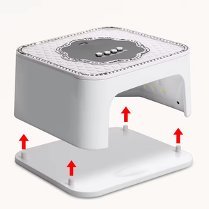 Séchoir à ongles UV LED intelligent 2-en-1 SUN BT-<span class=keywords><strong>23</strong></span> 288W 2026 avec capteur, strass et 45 LED, lampe UV LED ABS avec USB - Product Image 6