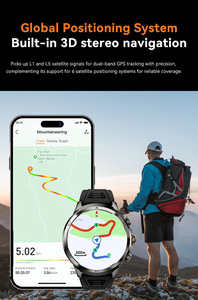 Montre connectée Fashion H19 4G avec carte SIM, écran AMOLED de 1,75 pouces, batterie de 1100 mAh, bracelet intelligent, WIFI, tracker de fitness avec NFC et GPS - Product Image 5