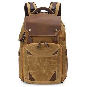 Sac à dos pour appareil photo vintage, imperméable, avec port USB, grand format, pour ordinateur portable, voyage, échantillon gratuit - Product Image 4