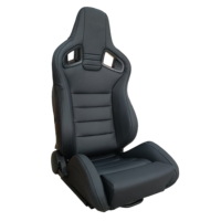 JIABEIR 1039RH Station de jeu simulateur de course universelle en cuir de haute qualité avec siège baquet réglable pour voiture