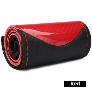 Housse de guidon <span class=keywords><strong>Amazon</strong></span> transfrontalière en <span class=keywords><strong>cuir</strong></span> microfibre Housses de <span class=keywords><strong>volant</strong></span> décoratives de voiture cousues à la main universelles quatre saisons - Product Image 6
