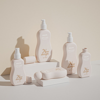 Bouteille de brume pour le corps et les cheveux personnalisée de 150 ml, bouteille de lotion en HDPE écologique avec pompe, emballage de luxe, bouteilles de shampooing de 250 ml
