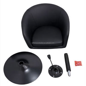 Nuovo Design Sgabello da Bar Girevole Regolabile in Pelle PU, Base Rotonda Stabile, Stile Minimalista Moderno, Ordine all'Ingrosso - Product Image 5