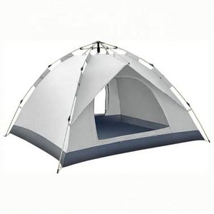 Wholesale Quick Opening Popup Camping Tent 4 Persons One <b>Bedroom</b> Four-season Waterproof Outdoor Tent - Product Image 4