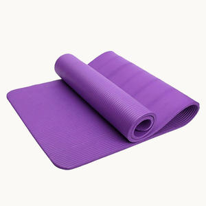 Custom Eco-Friendly Nbr <b>Yoga</b> <b>Mat</b> 183x61x10mm Stripe Non-Slip For Fitness And Home Use - Product Image 1