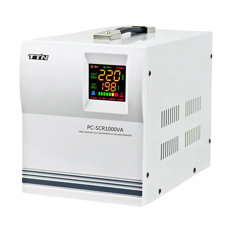 Stabilizer Listrik Otomatis, TTN AC SCR Triac Kontrol Tegangan Regulator AVR Harga 220V 4000W 5000W 5kva 10kva 5000 10000 Watt