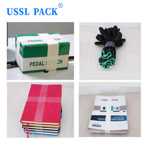 Macchina Semi-Automatica GS-2046 per Sigillatura a Caldo e Fasciatura con Nastro di Carta, PLC per Imballaggio Alimentare con Film OPP - Product Image 5